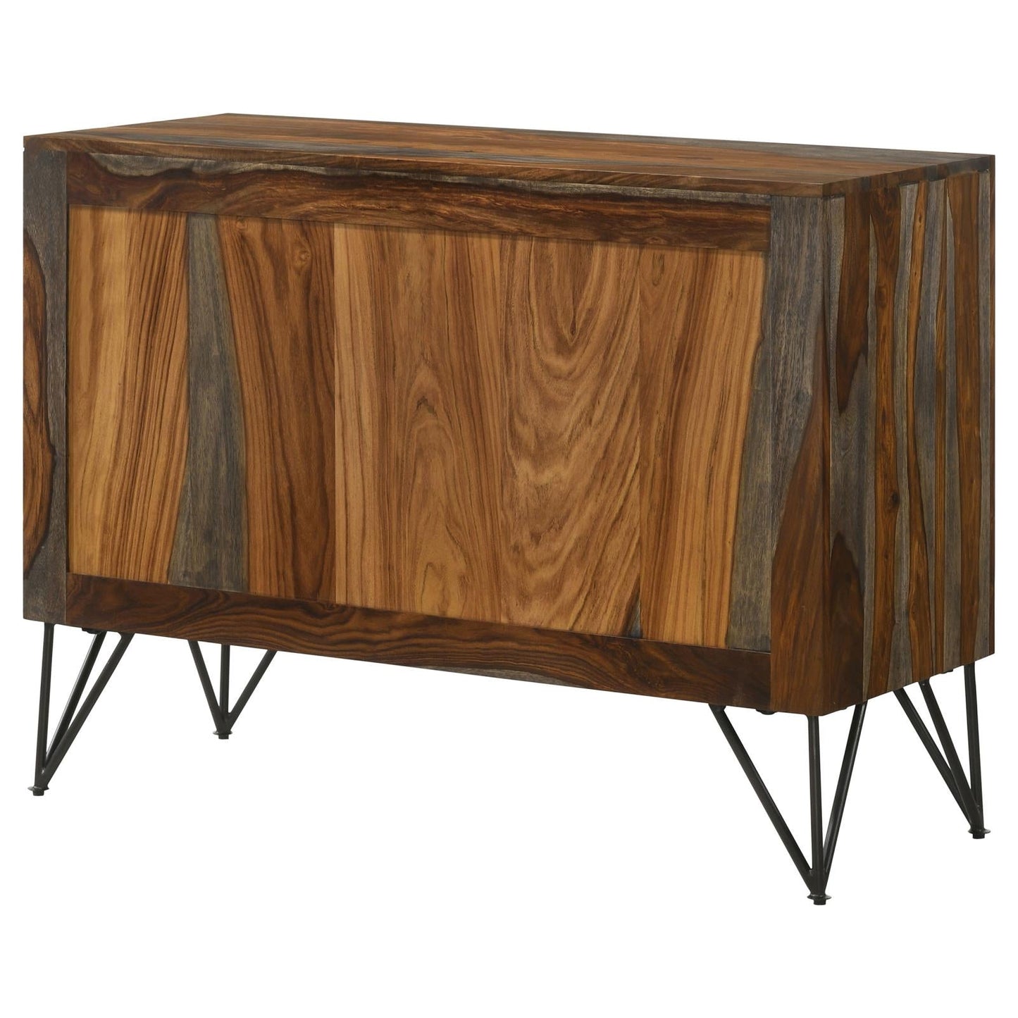 Macon Sheesham Gray 2-Door Accent Cabinet - 959615 - Luna Furniture - Dallas Store