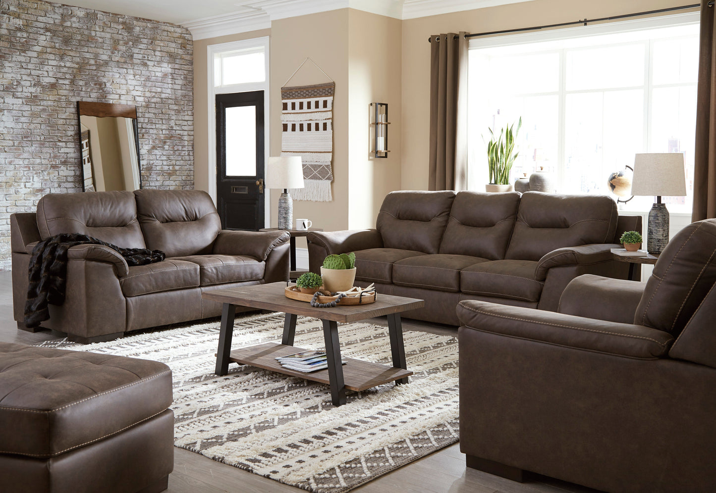 Maderla Walnut Living Room Set - SET | 6200238 | 6200235 - Luna Furniture - Dallas Store