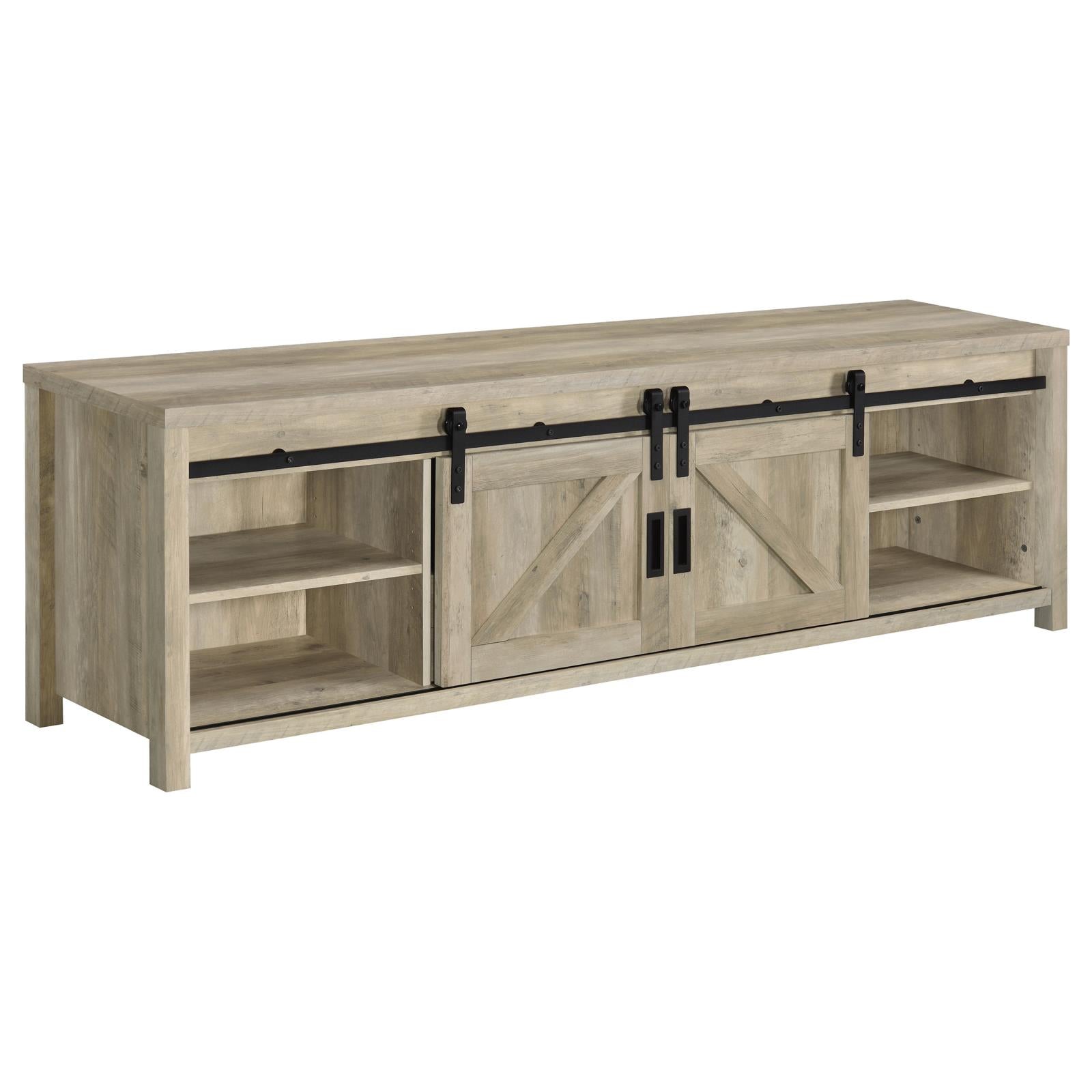 Madra Rectangular TV Console with 2 Sliding Doors - 736263 - Luna Furniture - Dallas Store
