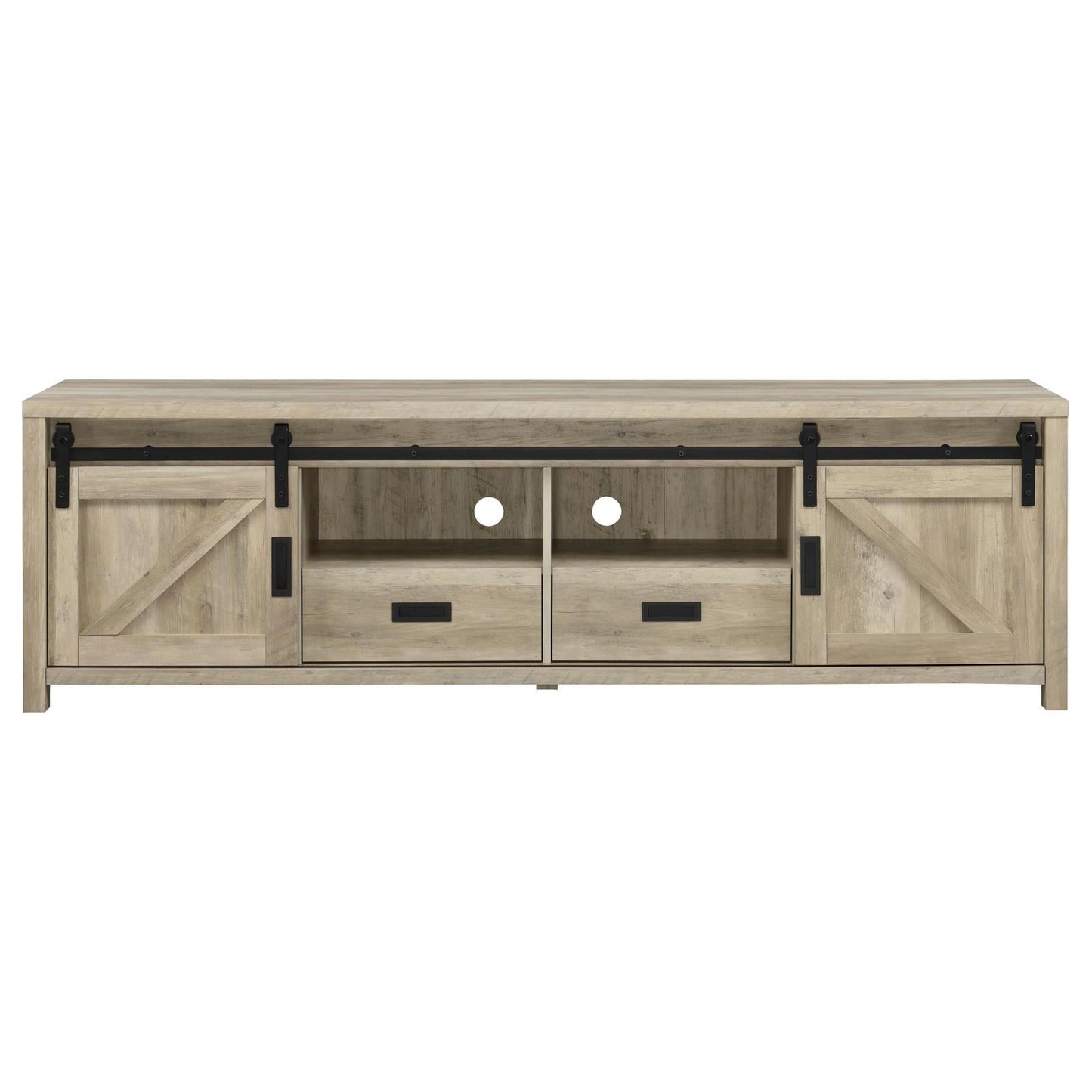 Madra Rectangular TV Console with 2 Sliding Doors - 736263 - Luna Furniture - Dallas Store