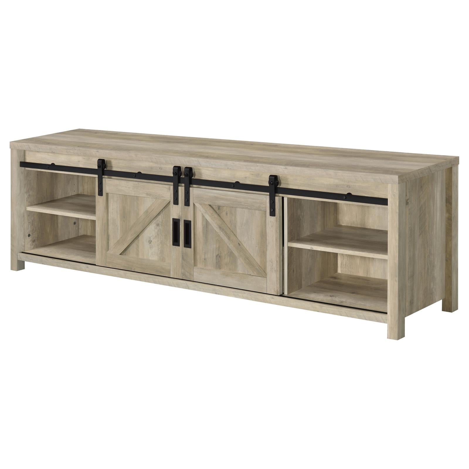 Madra Rectangular TV Console with 2 Sliding Doors - 736263 - Luna Furniture - Dallas Store