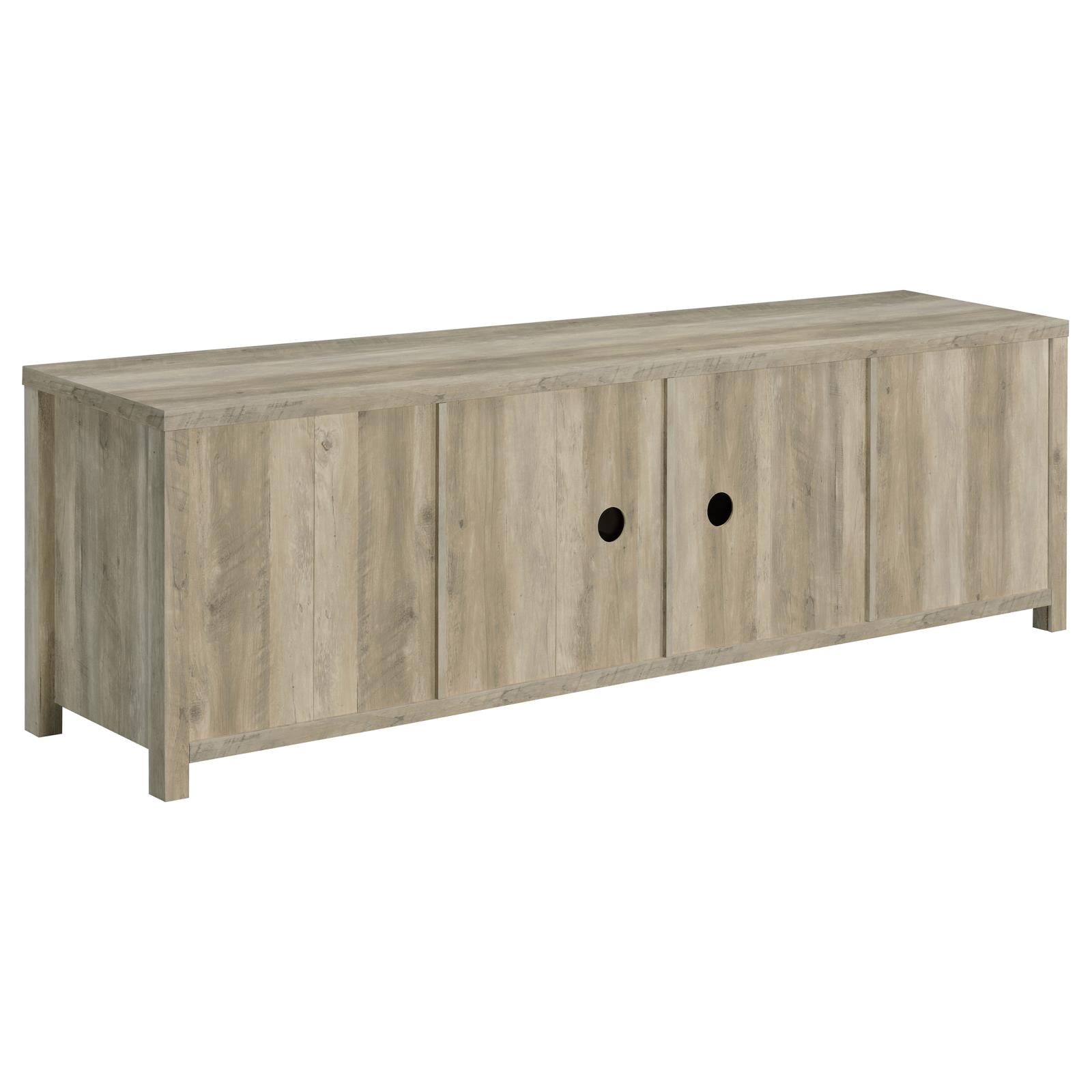 Madra Rectangular TV Console with 2 Sliding Doors - 736263 - Luna Furniture - Dallas Store