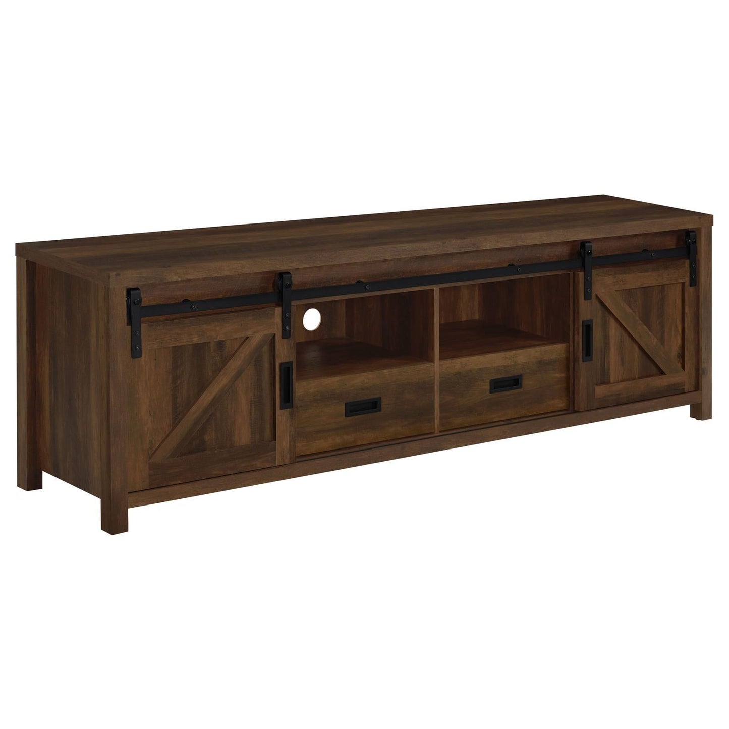 Madra Rectangular TV Console with 2 Sliding Doors - 736273 - Luna Furniture - Dallas Store