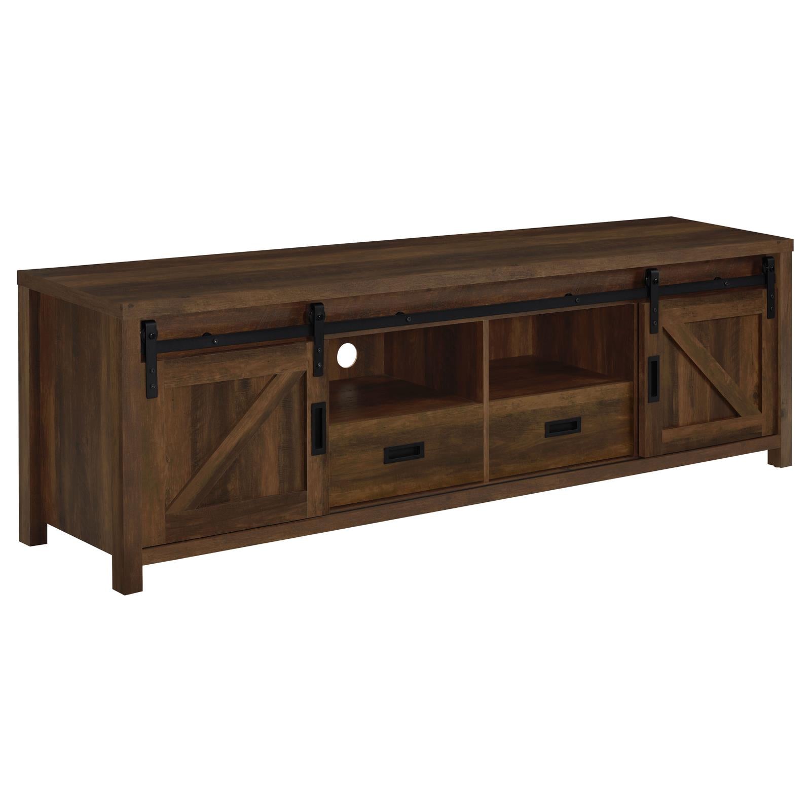 Madra Rectangular TV Console with 2 Sliding Doors - 736273 - Luna Furniture - Dallas Store