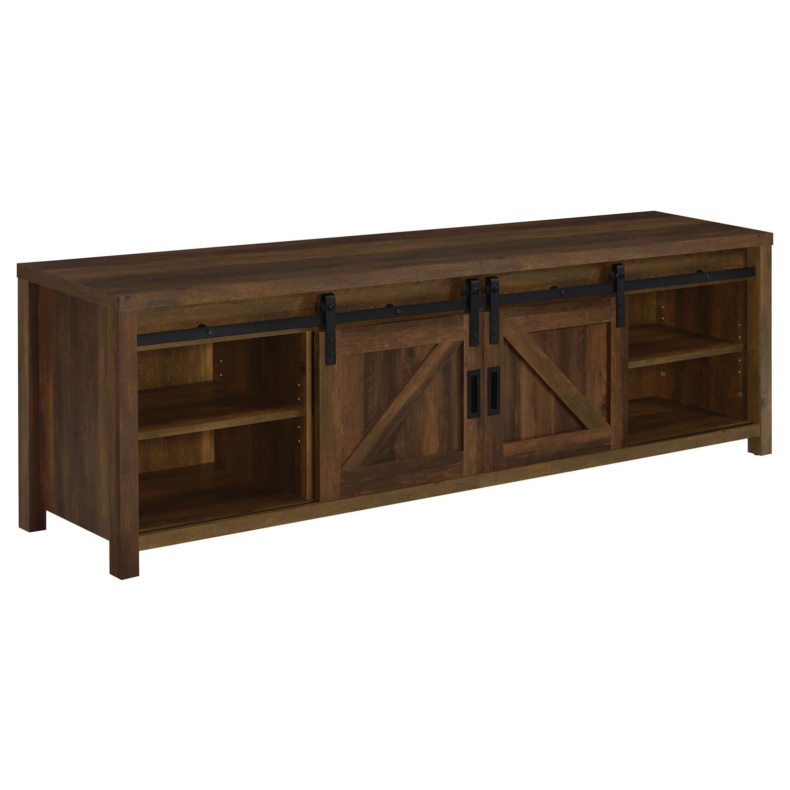 Madra Rectangular TV Console with 2 Sliding Doors - 736273 - Luna Furniture - Dallas Store