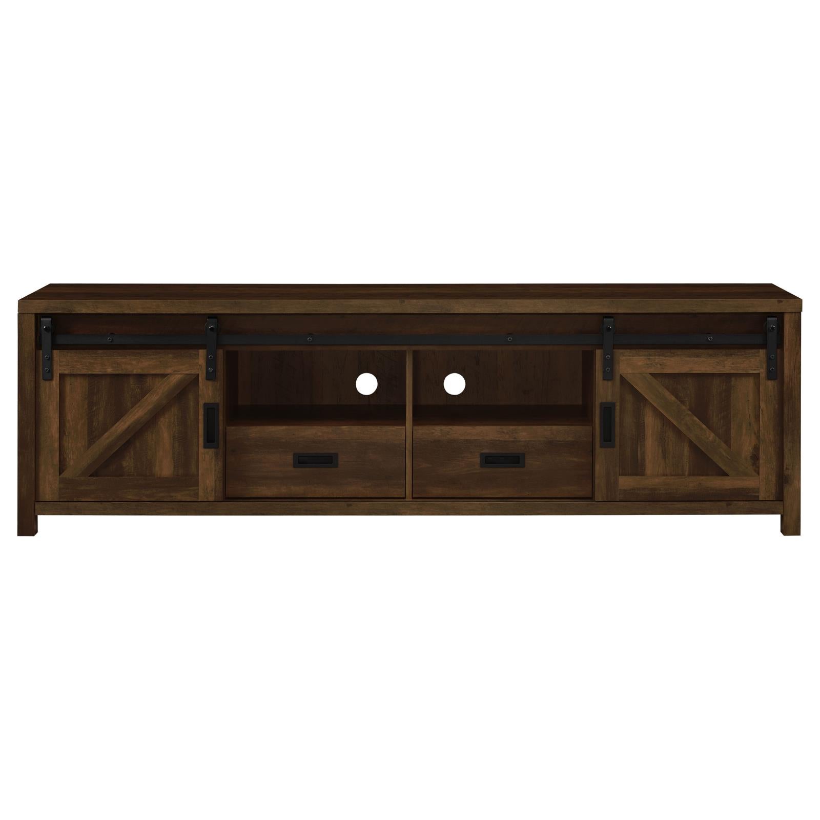 Madra Rectangular TV Console with 2 Sliding Doors - 736273 - Luna Furniture - Dallas Store