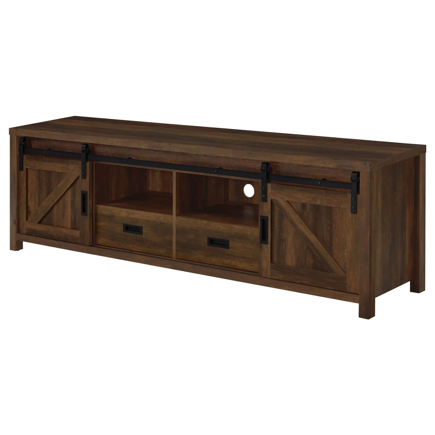Madra Rectangular TV Console with 2 Sliding Doors - 736273 - Luna Furniture - Dallas Store