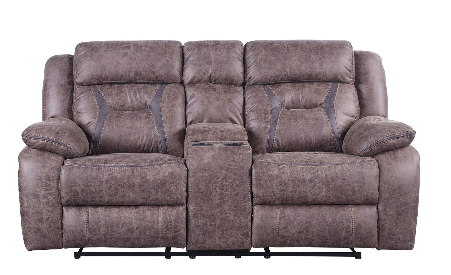 Madrona Reclining Loveseat - 9989DB-2 - Luna Furniture - Dallas Store