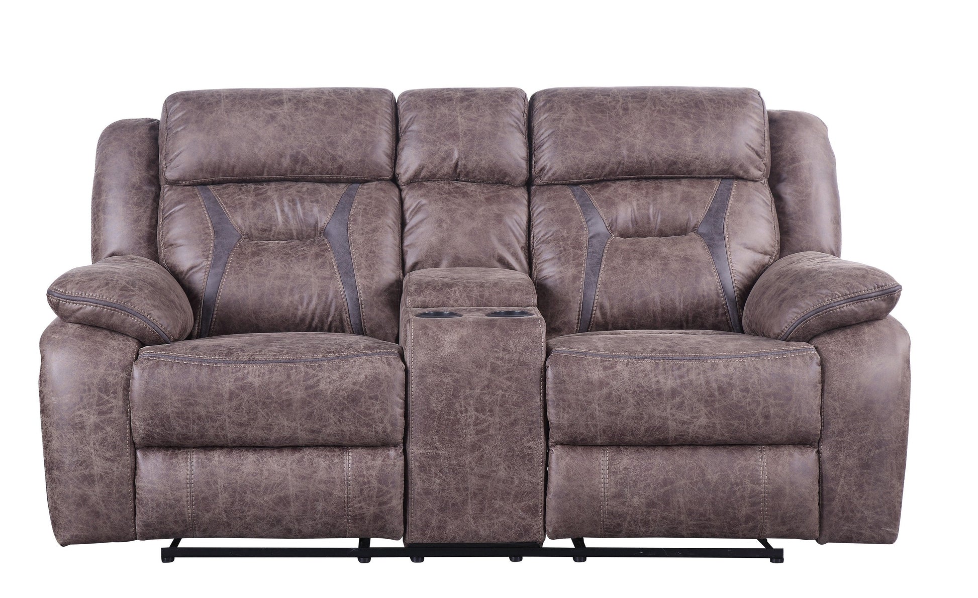 Madrona Reclining Loveseat - 9989DB-2 - Luna Furniture - Dallas Store