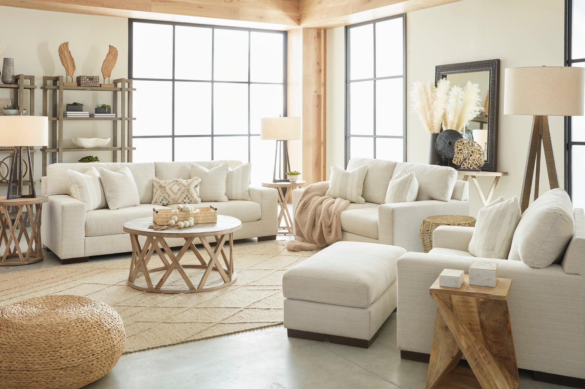 Maggie Birch Living Room Set - SET | 5200338 | 5200335 - Luna Furniture - Dallas Store
