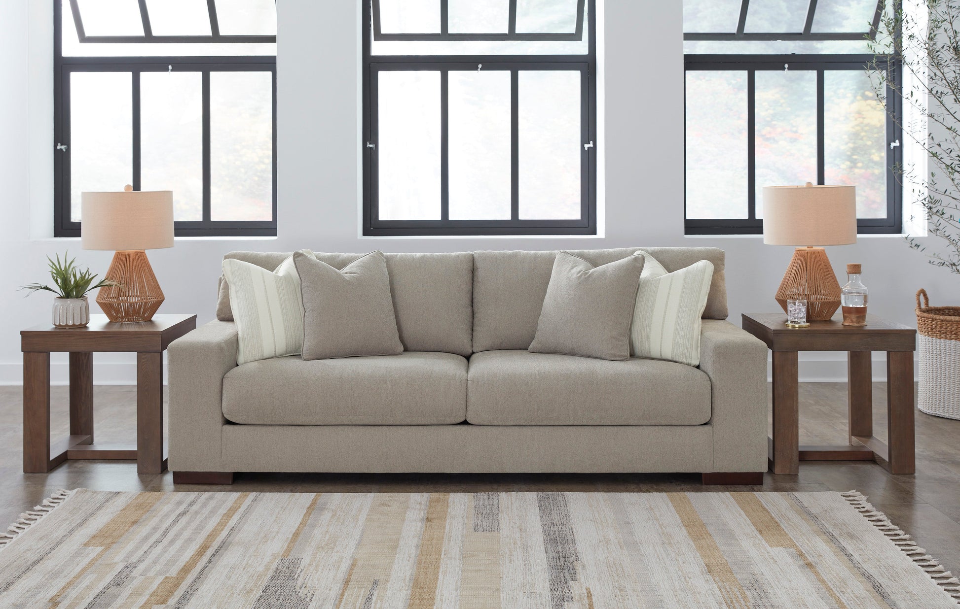 Maggie Flax Living Room Set - SET | 5200438 | 5200435 - Luna Furniture - Dallas Store