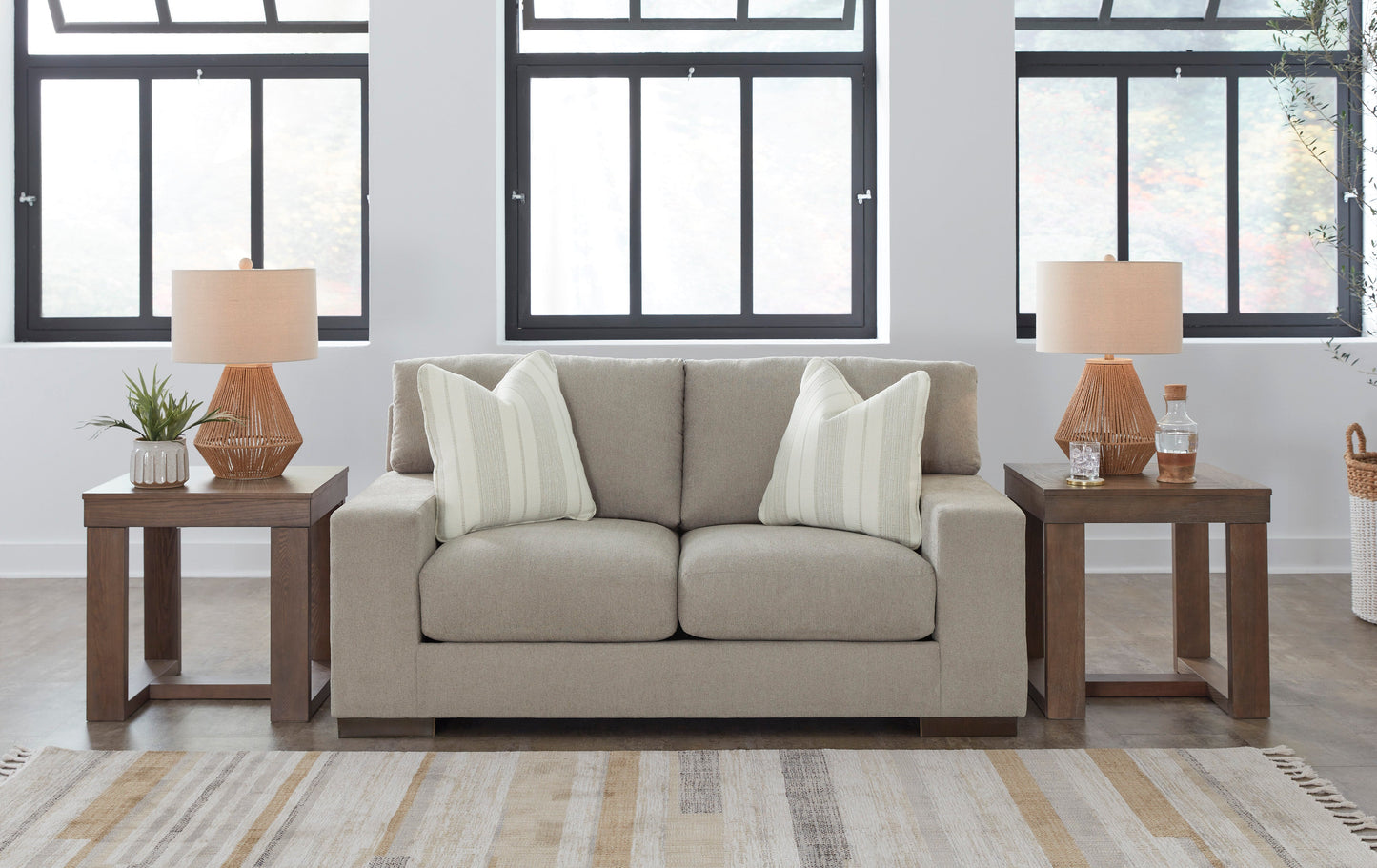 Maggie Flax Living Room Set - SET | 5200438 | 5200435 - Luna Furniture - Dallas Store