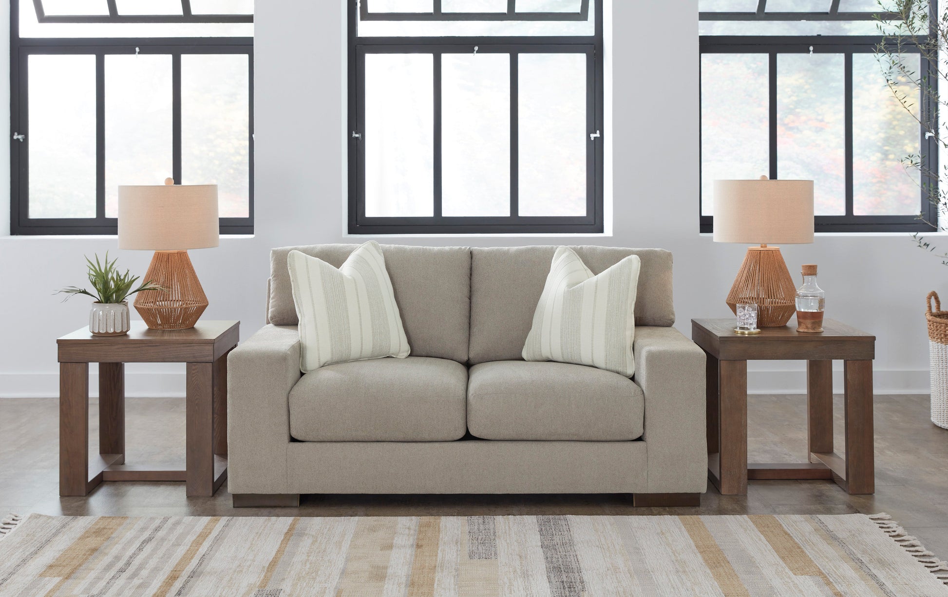 Maggie Flax Living Room Set - SET | 5200438 | 5200435 - Luna Furniture - Dallas Store