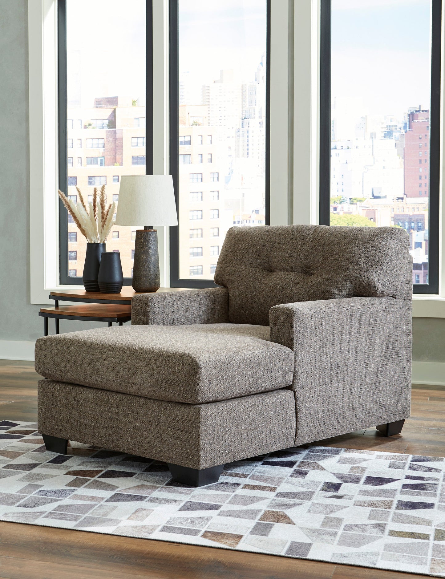 Mahoney Chocolate Living Room Set - SET | 3100538 | 3100535 - Luna Furniture - Dallas Store