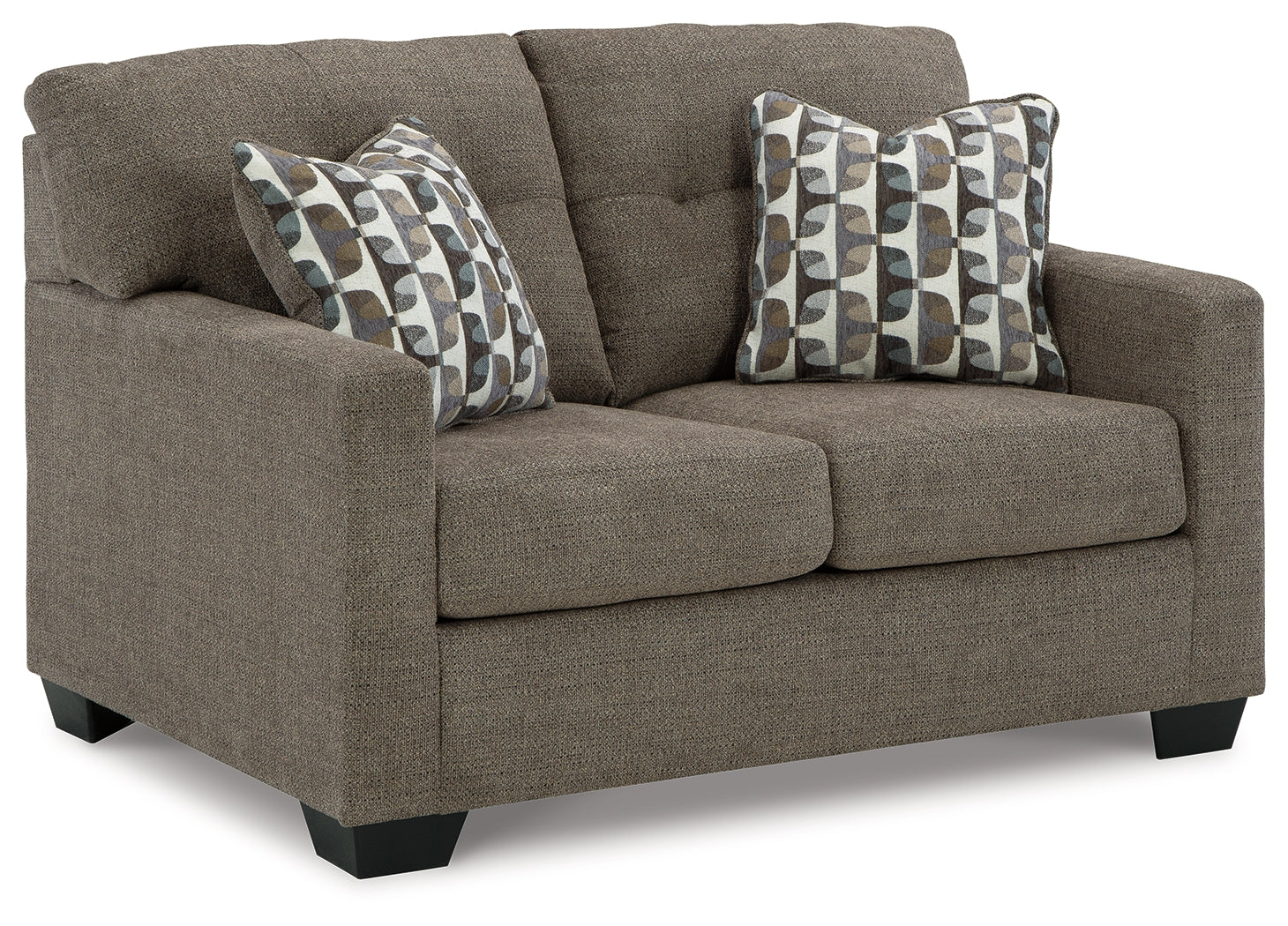 Mahoney Chocolate Loveseat - 3100535 - Luna Furniture - Dallas Store