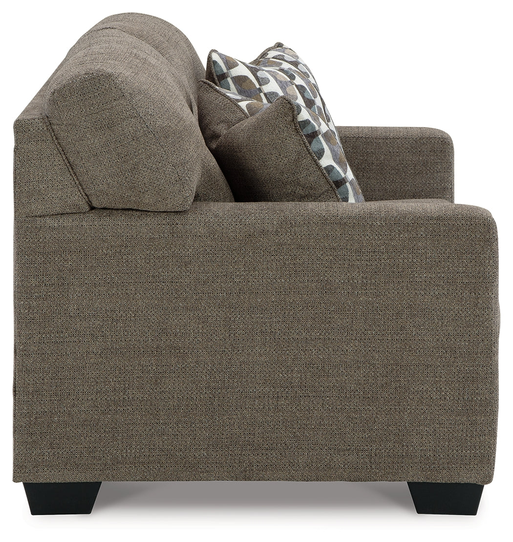 Mahoney Chocolate Loveseat - 3100535 - Luna Furniture - Dallas Store