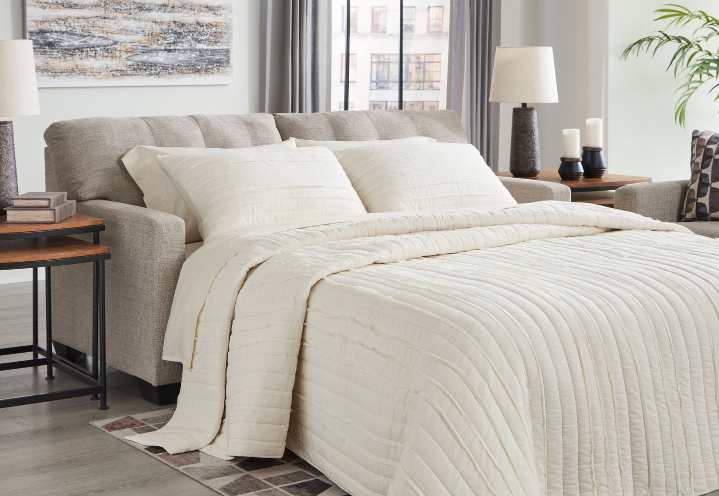 Mahoney Pebble Full Sofa Sleeper - 3100436 - Luna Furniture - Dallas Store
