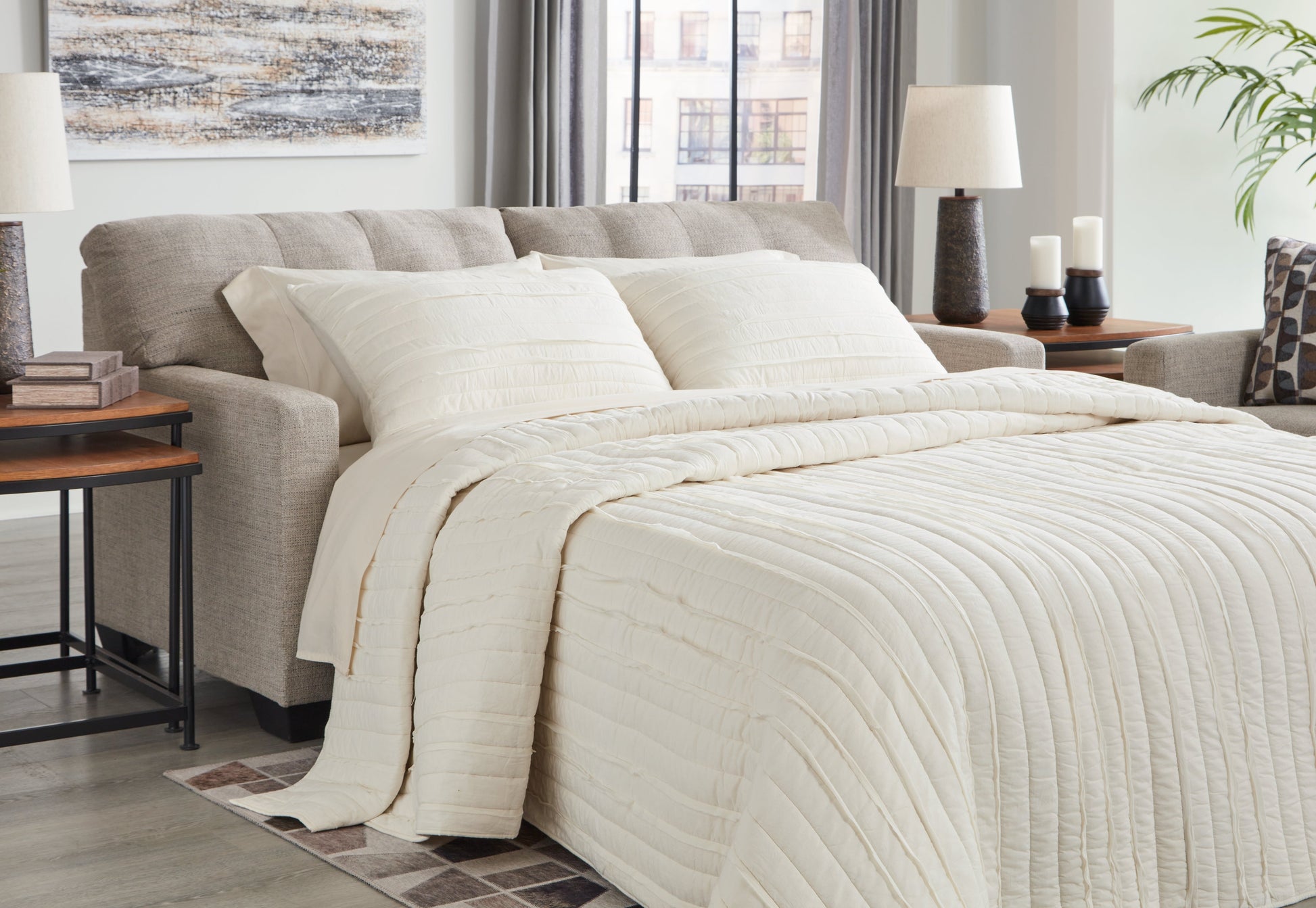 Mahoney Pebble Full Sofa Sleeper - 3100436 - Luna Furniture - Dallas Store