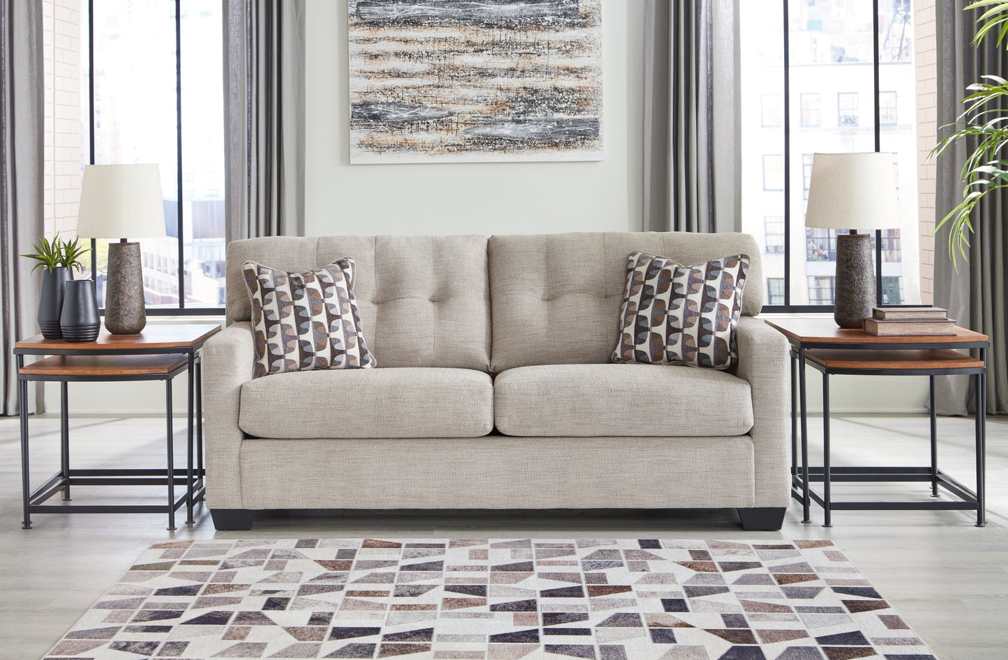 Mahoney Pebble Sofa - 3100438 - Luna Furniture - Dallas Store