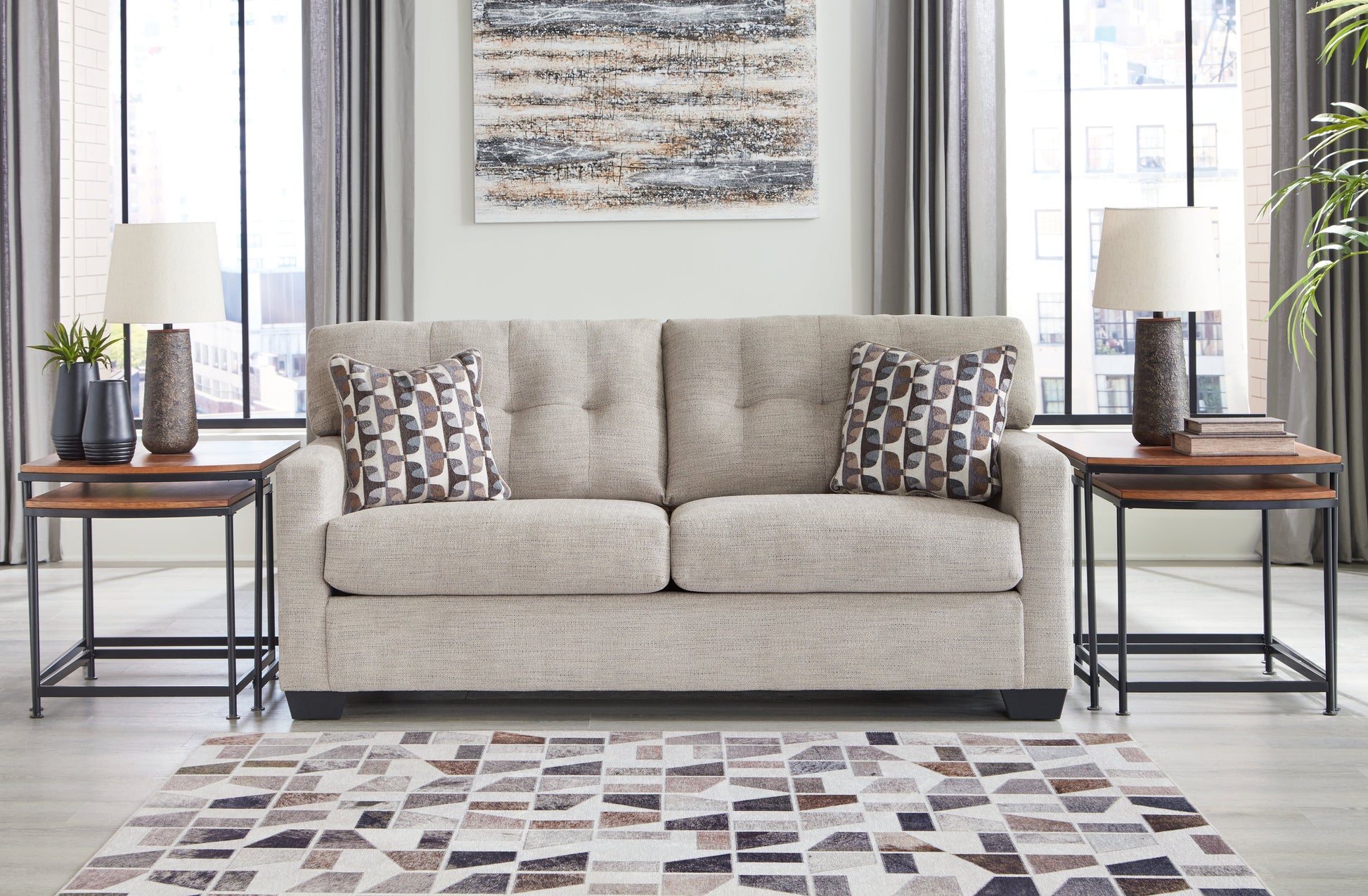 Mahoney Pebble Sofa - 3100438 - Luna Furniture - Dallas Store