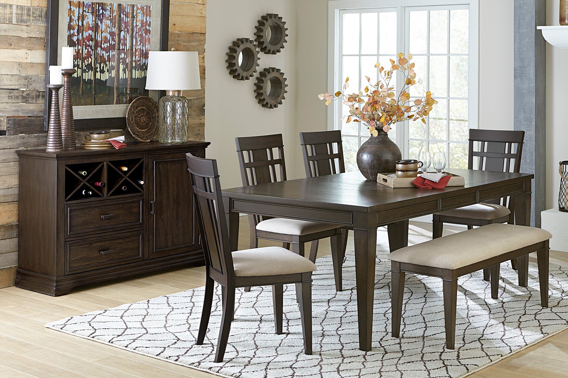 Makah Dark Brown Server - 5496-40 - Luna Furniture - Dallas Store