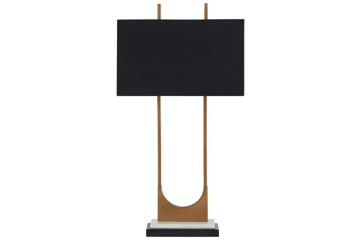 Malana Brass Finish Table Lamp - L208254 - Luna Furniture - Dallas Store