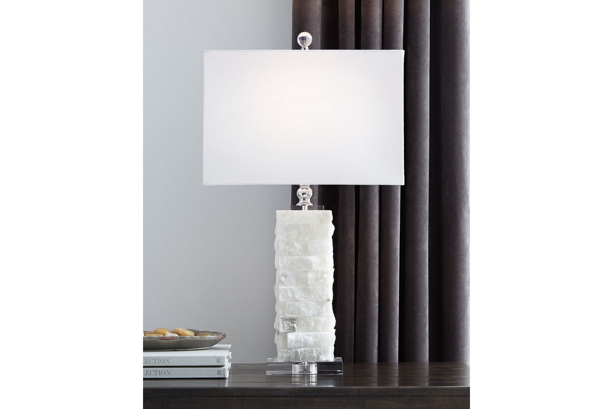 Malise White Table Lamp - L429014 - Luna Furniture - Dallas Store