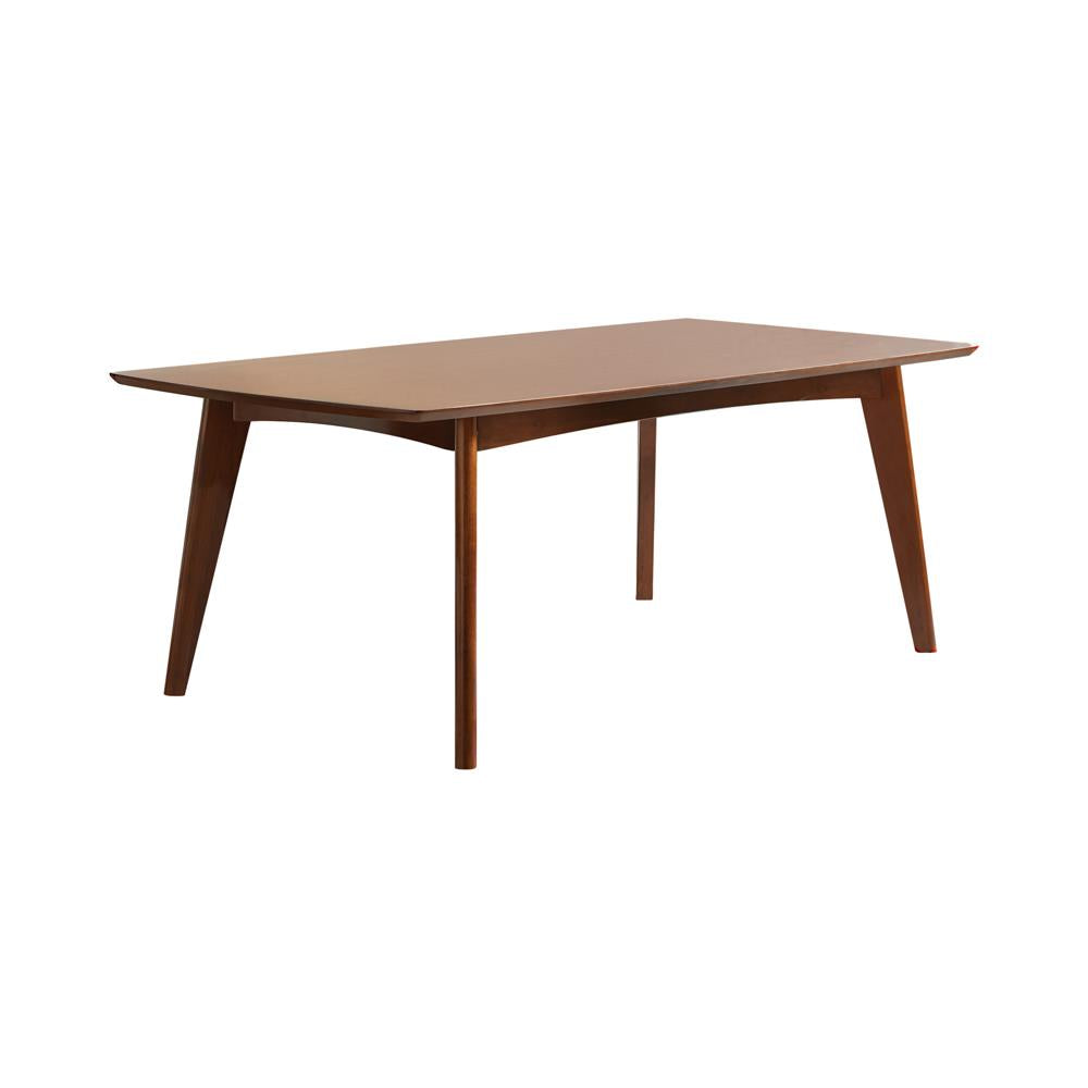 Malone Dark Walnut Rectangular Dining Table - 105351 - Luna Furniture - Dallas Store