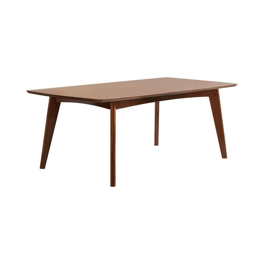 Malone Dark Walnut Rectangular Dining Table - 105351 - Luna Furniture - Dallas Store
