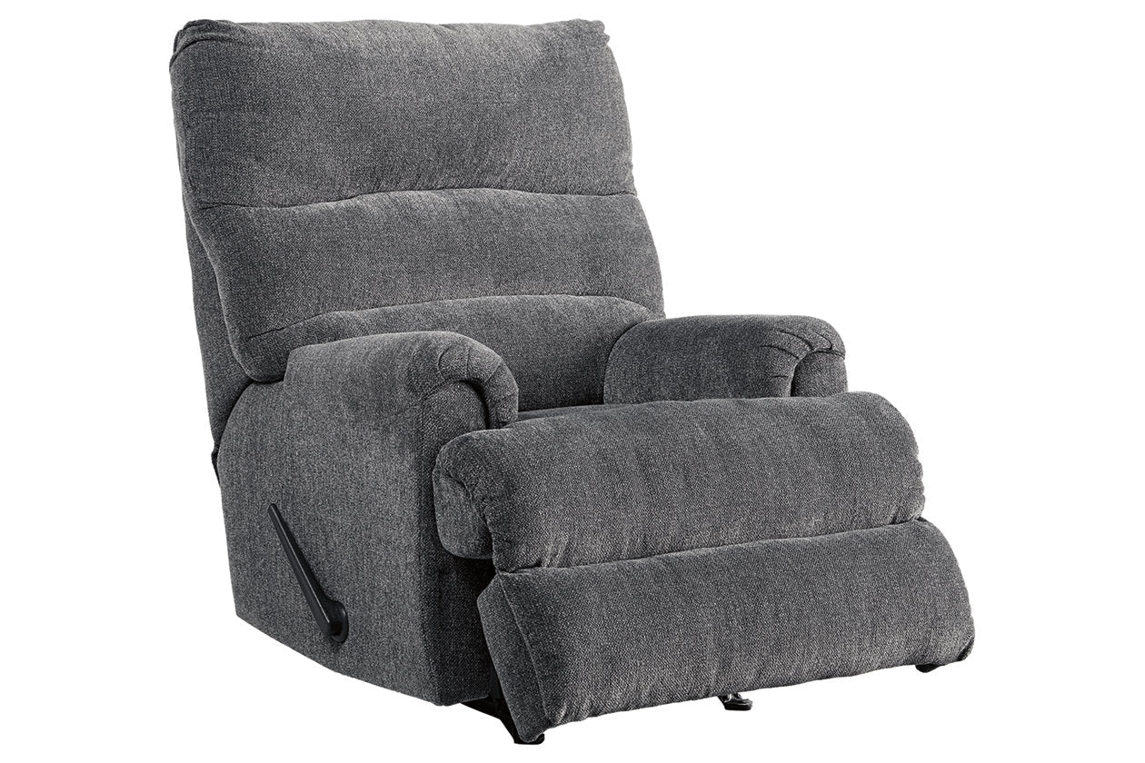 Man Fort Graphite Recliner - 4660525 - Luna Furniture - Dallas Store