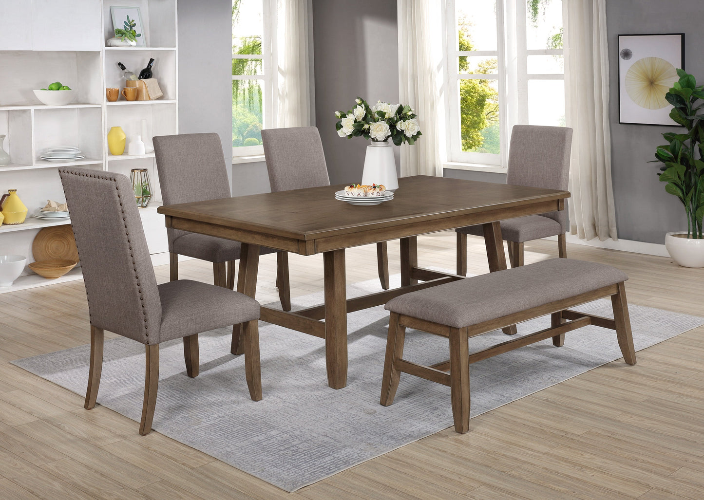 Manning Brown Side Chair, Set of 2 - 2231S-NH - Luna Furniture - Dallas Store