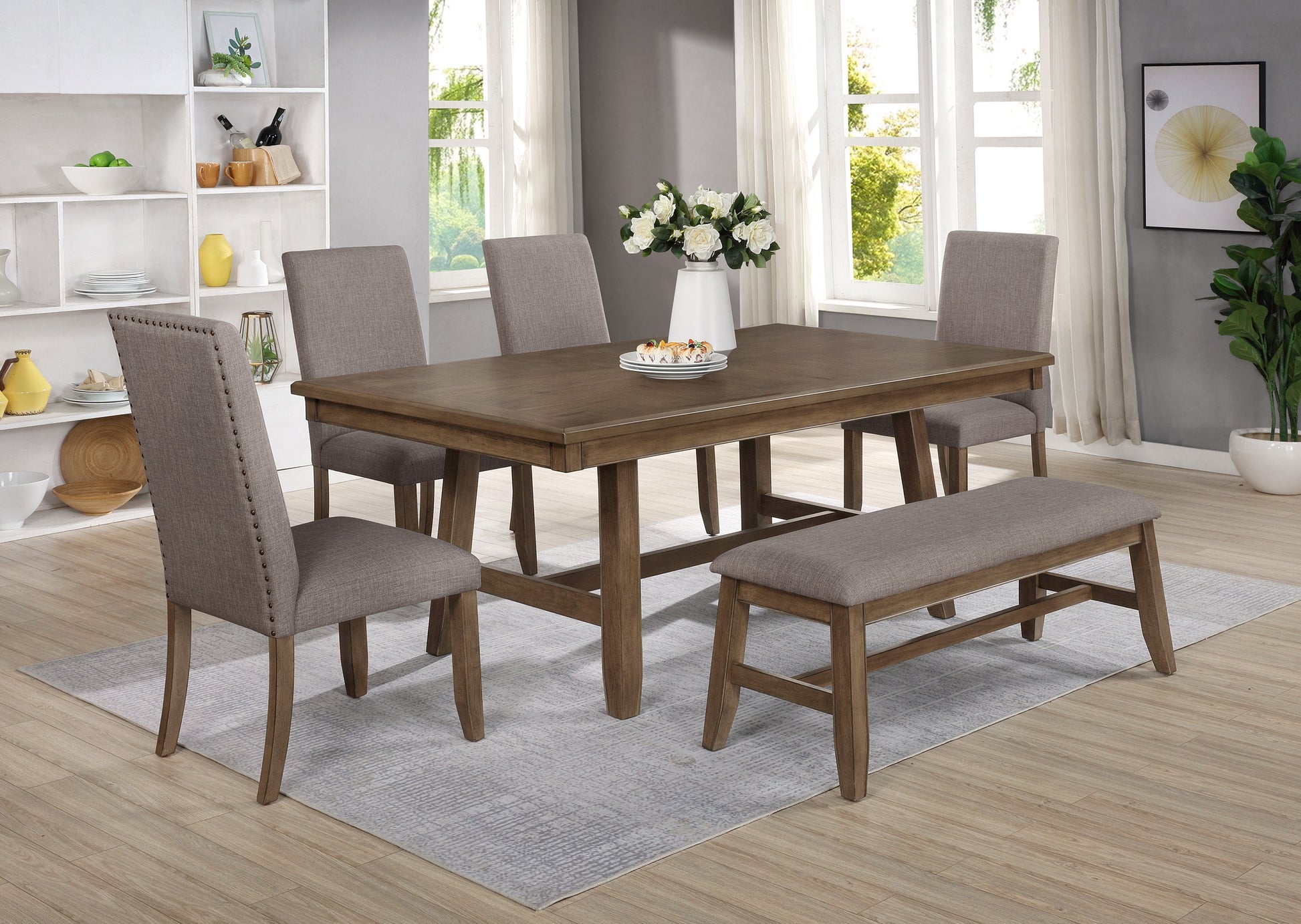 Manning Brown Side Chair, Set of 2 - 2231S-NH - Luna Furniture - Dallas Store