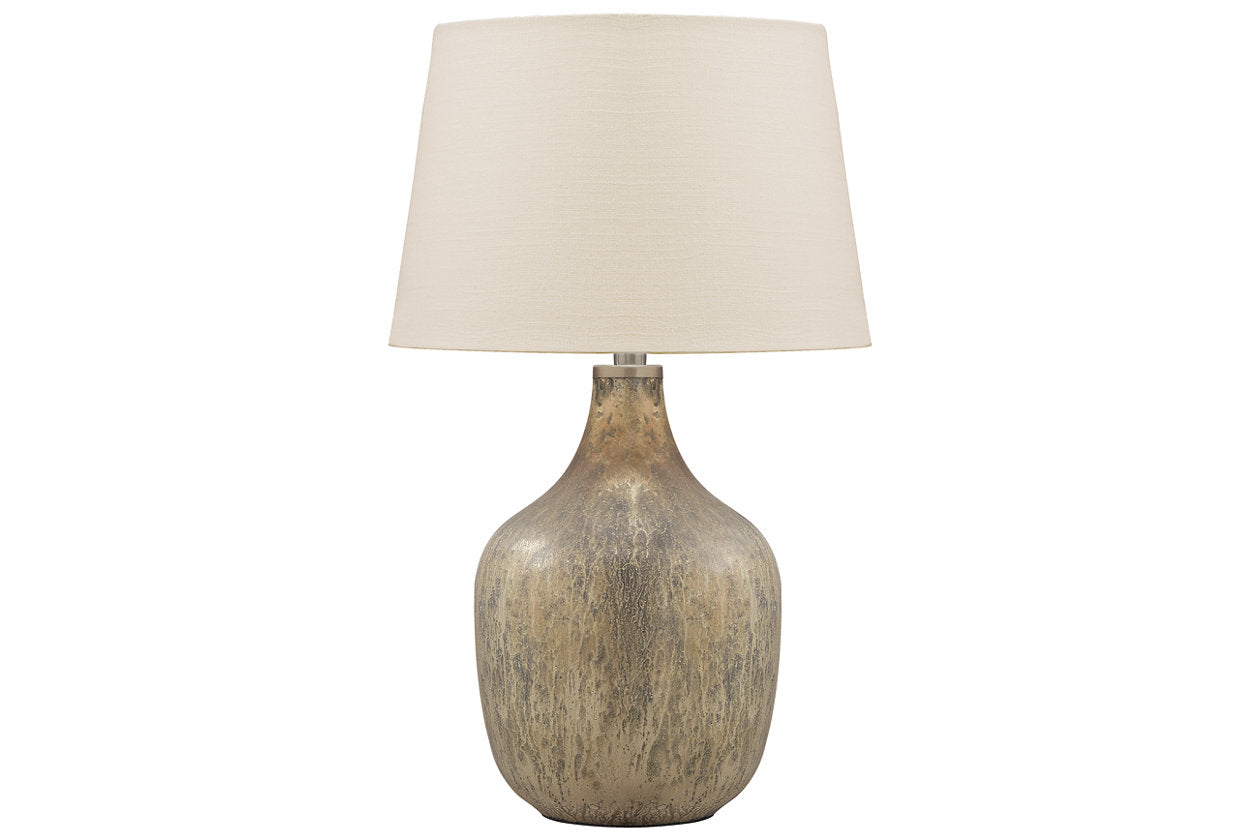 Mari Gray/Gold Finish Table Lamp - L430664 - Luna Furniture - Dallas Store