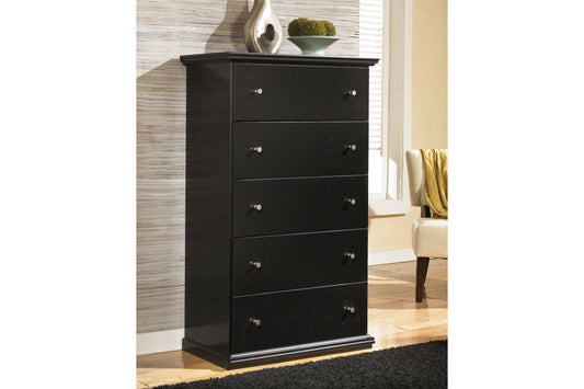 Maribel Black Chest of Drawers - B138-46 - Luna Furniture - Dallas Store
