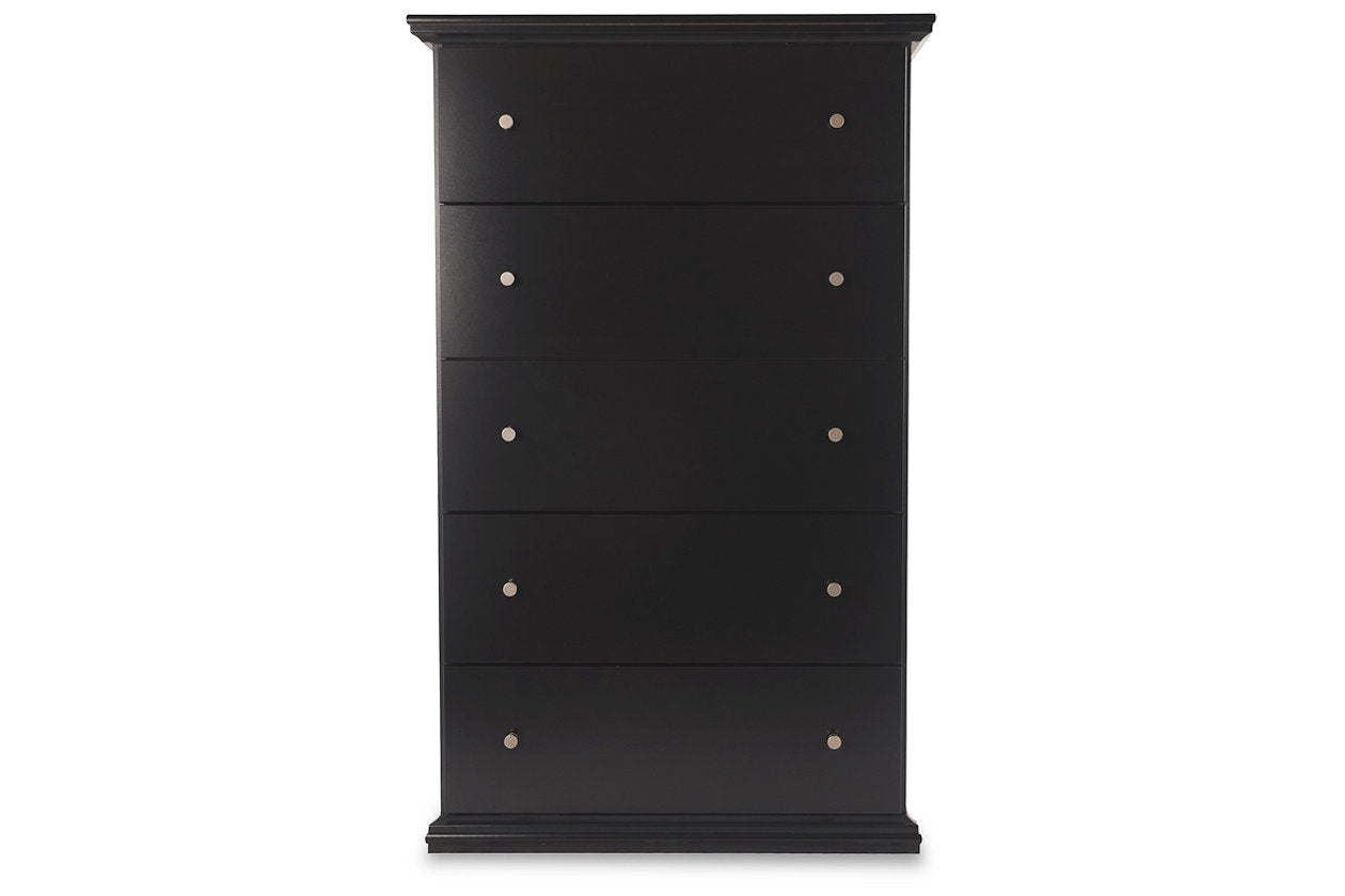 Maribel Black Chest of Drawers - B138-46 - Luna Furniture - Dallas Store