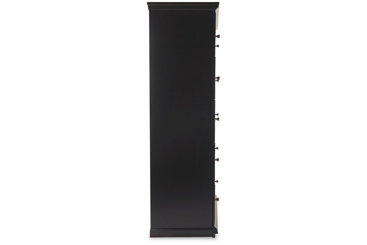 Maribel Black Chest of Drawers - B138-46 - Luna Furniture - Dallas Store