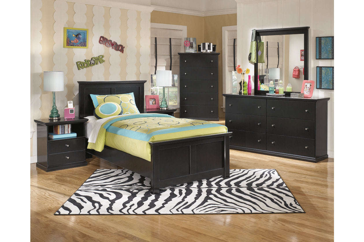 Maribel Black Chest of Drawers - B138-46 - Luna Furniture - Dallas Store