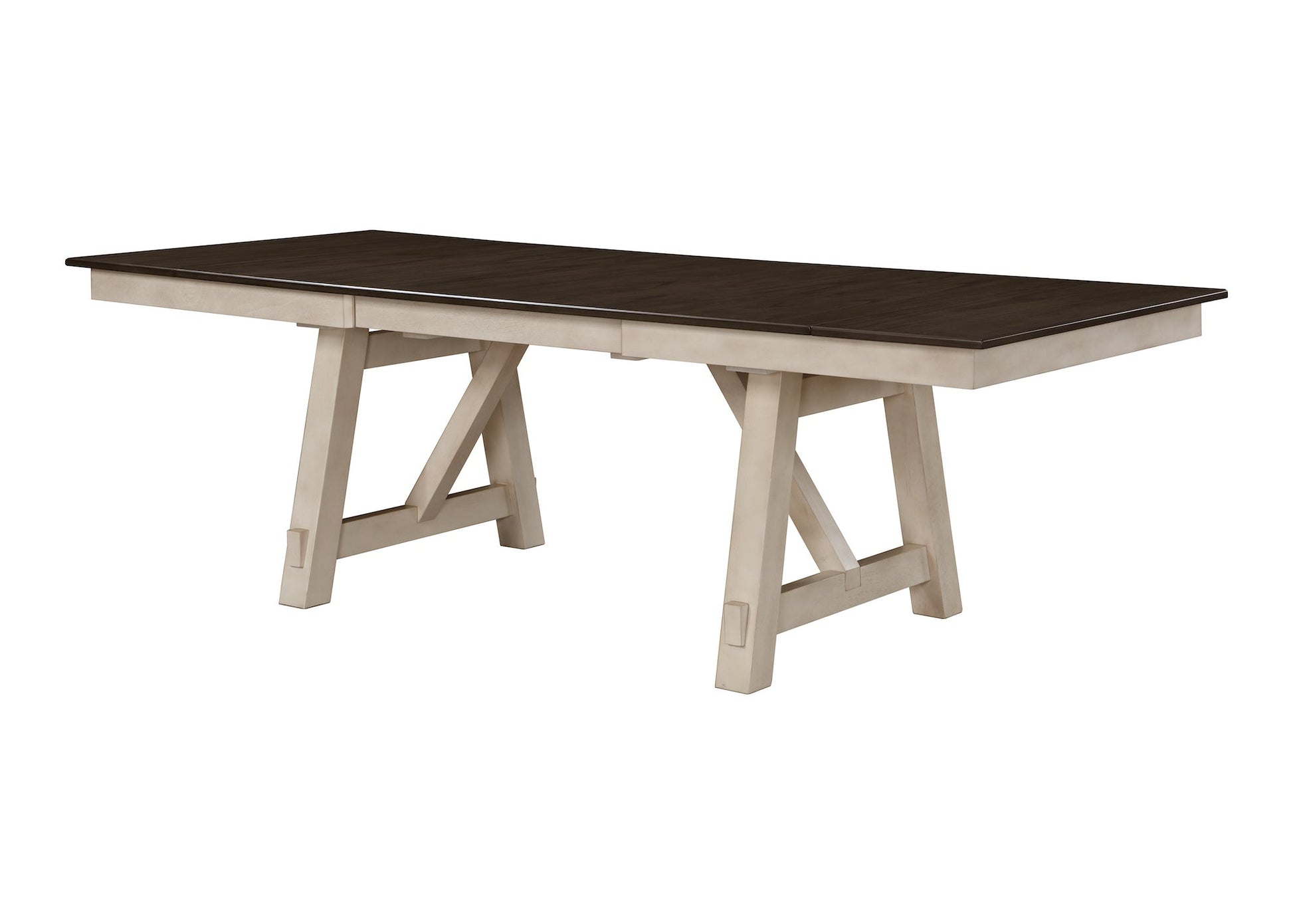 Maribelle Chalk/Gray Extendable Dining Set - SET | 2158CG-T-LEG | 2158CG-T-TOP | 2158CG-S(3) - Luna Furniture - Dallas Store