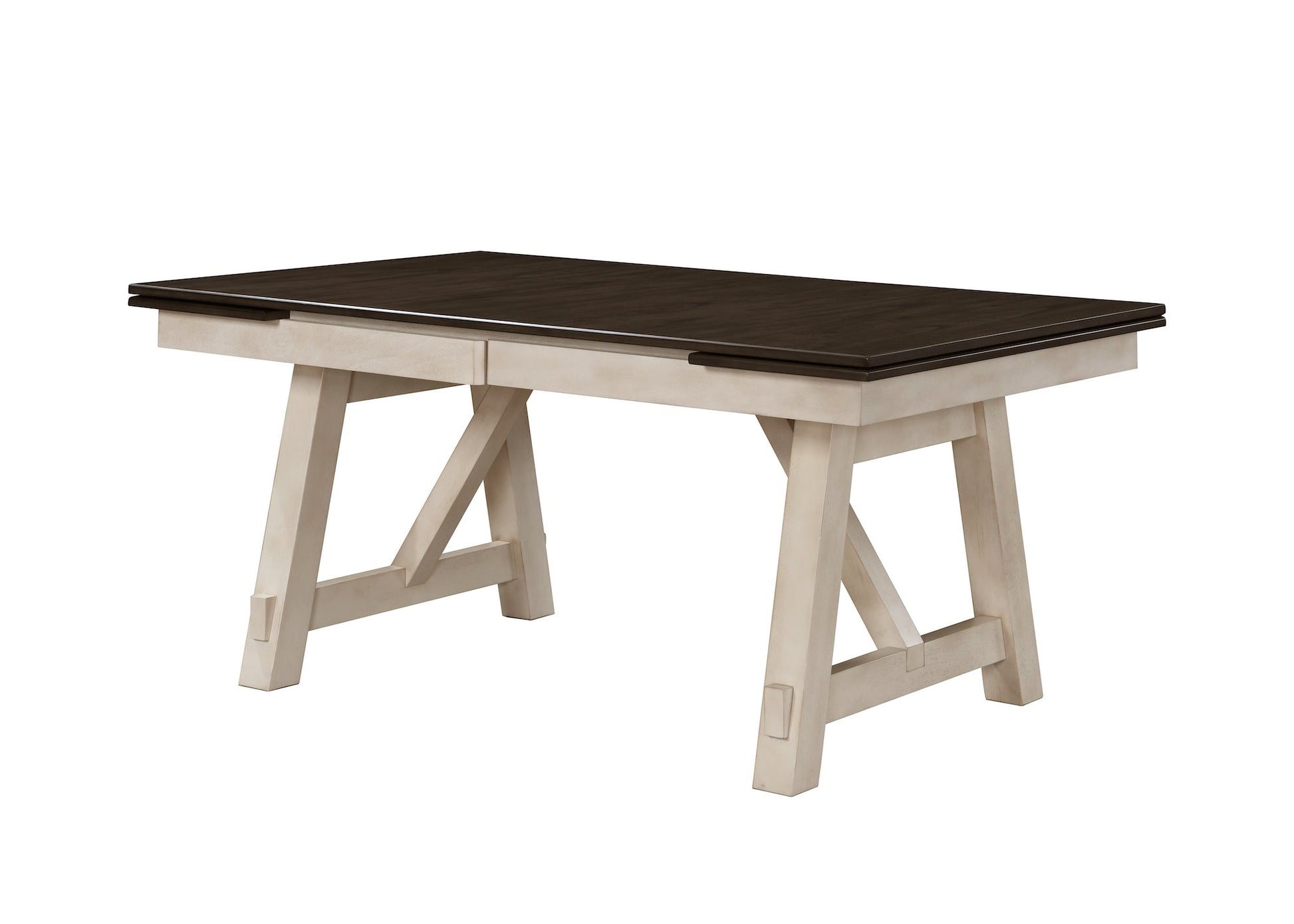 Maribelle Chalk/Gray Extendable Dining Set - SET | 2158CG-T-LEG | 2158CG-T-TOP | 2158CG-S(3) - Luna Furniture - Dallas Store