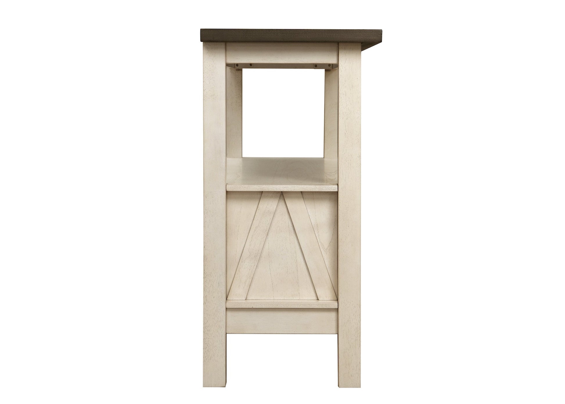Maribelle Chalk/Gray Server - 2158CG-SERVER - Luna Furniture - Dallas Store