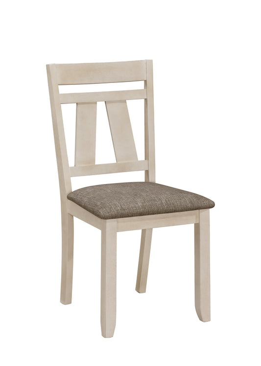 Maribelle Chalk/Gray Side Chair, Set of 2 - 2158CG-S - Luna Furniture - Dallas Store