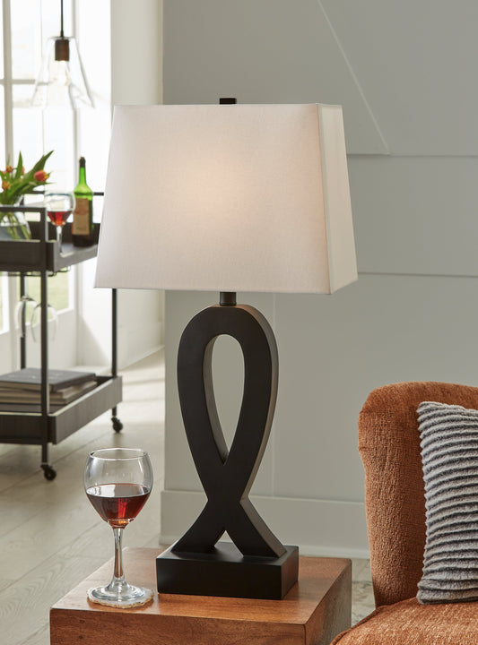Markellton Black Table Lamp (Set of 2) - L243344 - Luna Furniture - Dallas Store