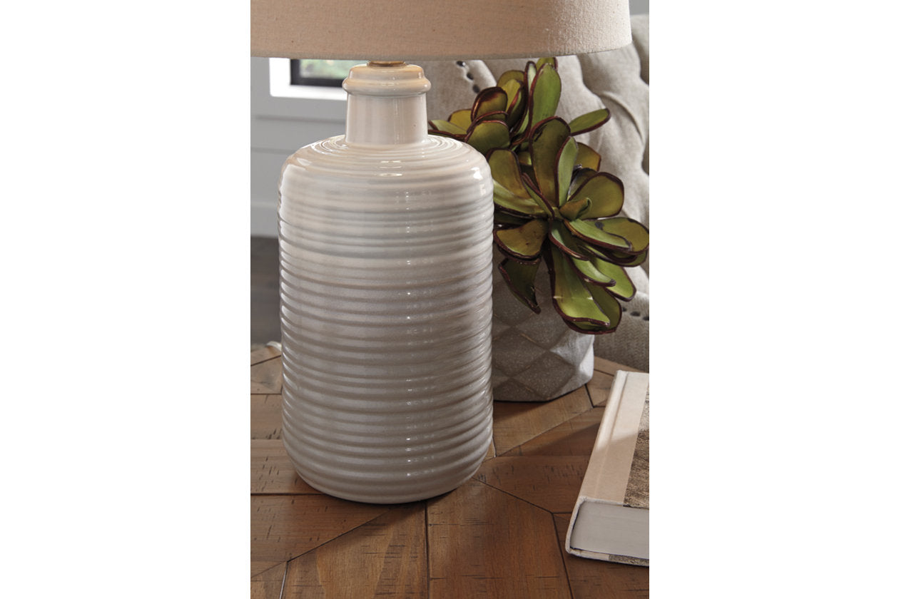 Marnina Taupe Table Lamp, Set of 2 - L121854 - Luna Furniture - Dallas Store