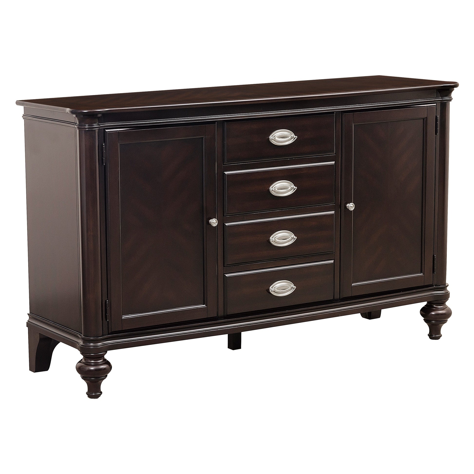 Marston Dark Cherry Buffet - 2615DC-55 - Luna Furniture - Dallas Store