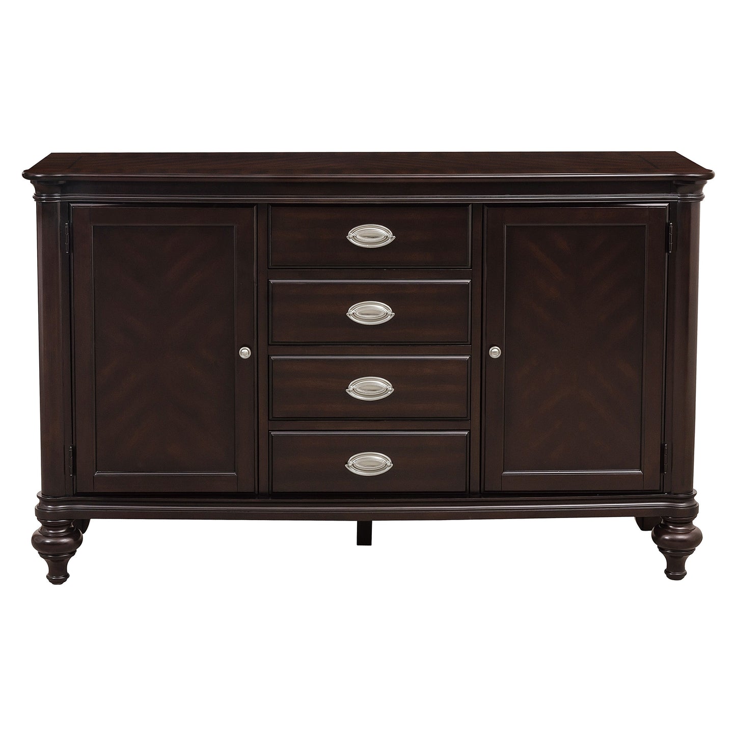 Marston Dark Cherry Buffet - 2615DC-55 - Luna Furniture - Dallas Store