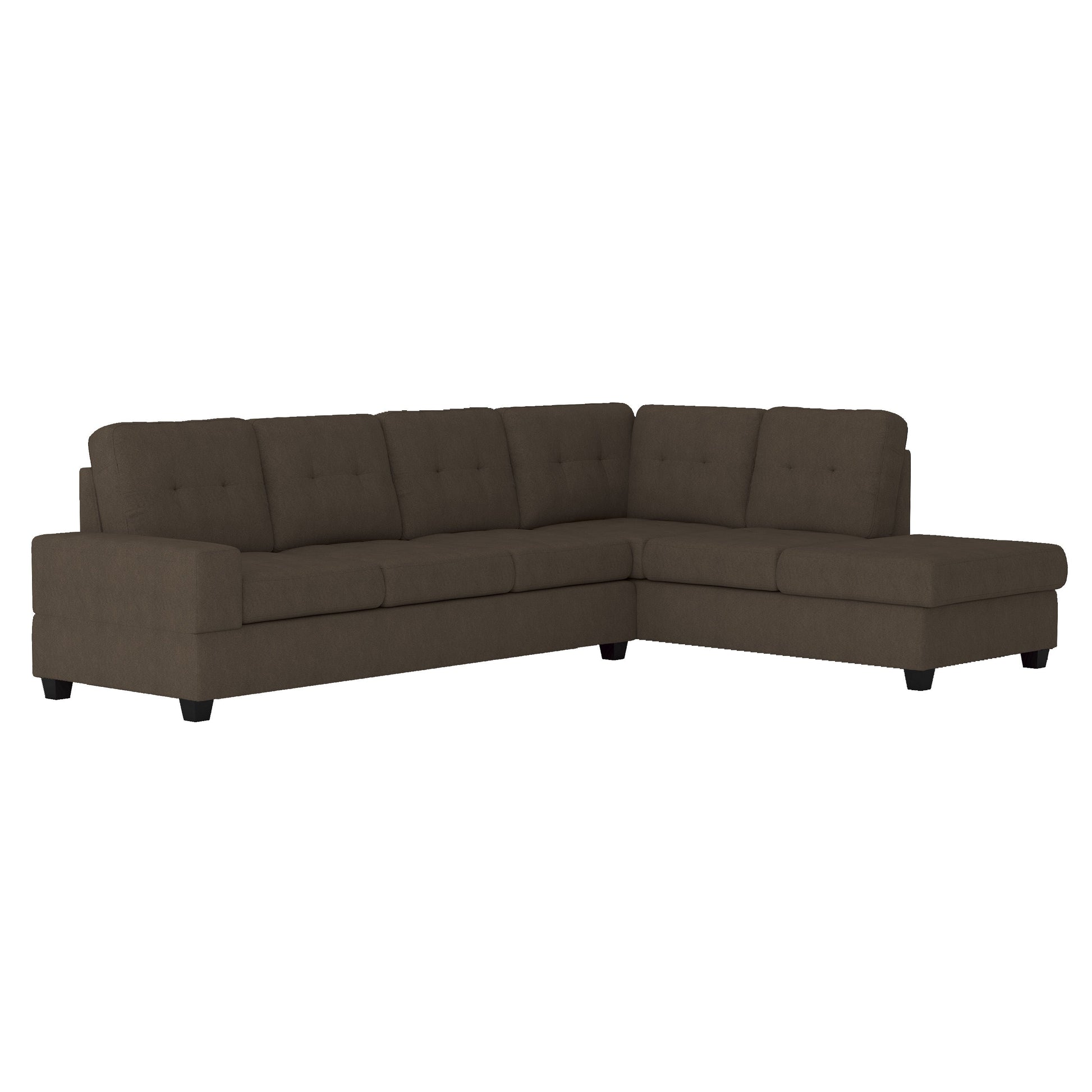 Maston Chocolate Reversible Sectional - SET | 9507CHC-3 | 9507CHC-4 | 9507CHC-5 - Luna Furniture - Dallas Store