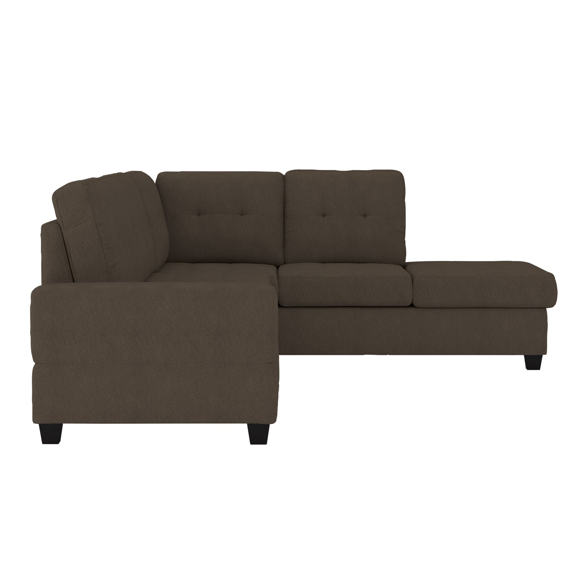 Maston Chocolate Reversible Sectional - SET | 9507CHC-3 | 9507CHC-4 | 9507CHC-5 - Luna Furniture - Dallas Store