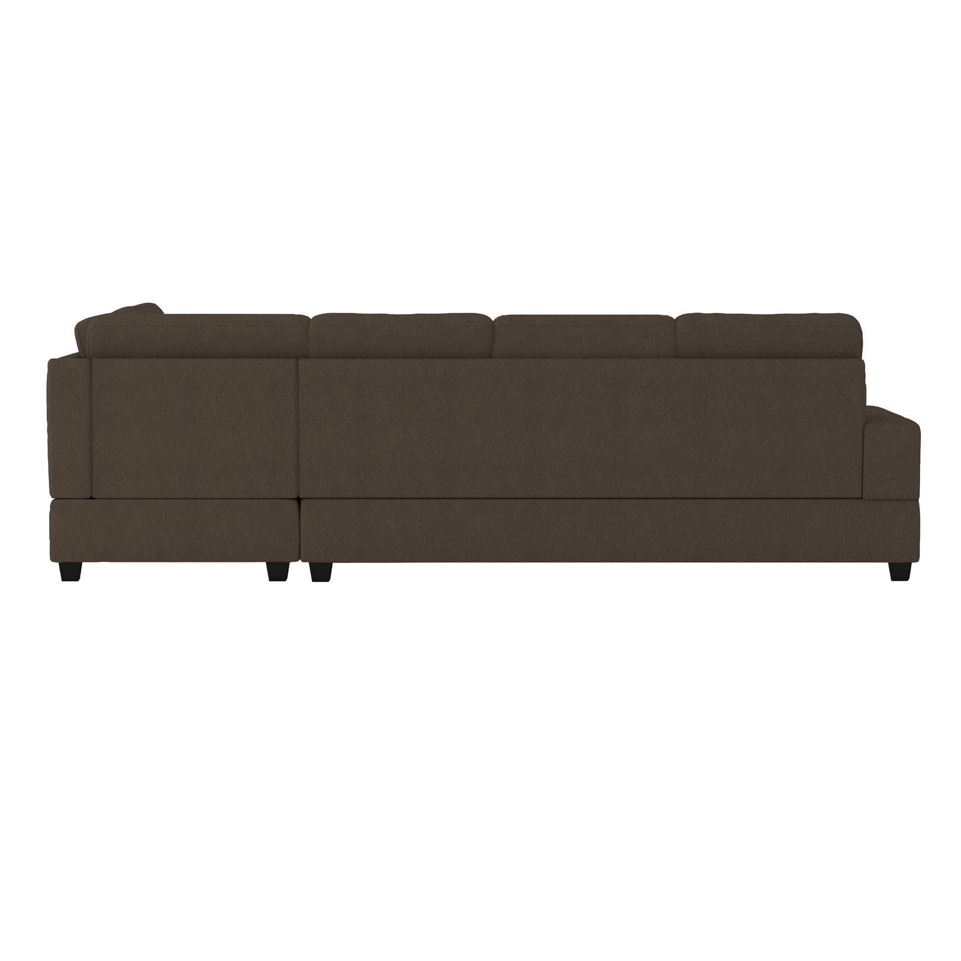Maston Chocolate Reversible Sectional - SET | 9507CHC-3 | 9507CHC-4 | 9507CHC-5 - Luna Furniture - Dallas Store