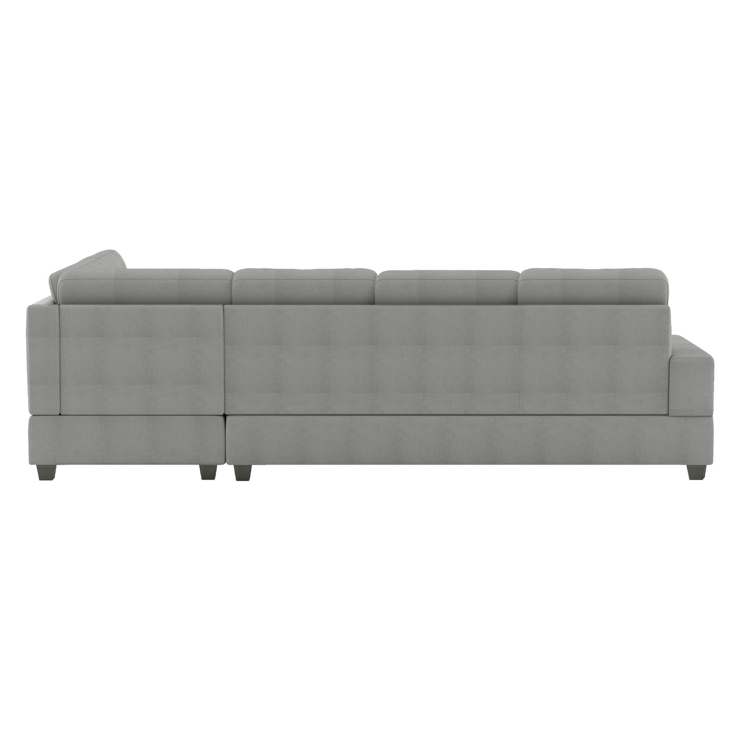Maston Light Gray Reversible Sectional - SET | 9507GRY-3 | 9507GRY-4 | 9507GRY-5 - Luna Furniture - Dallas Store