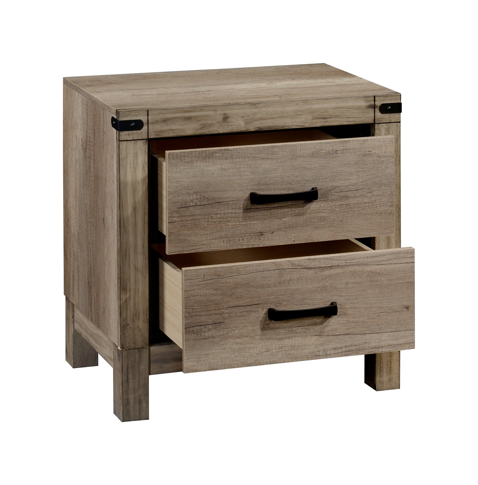 Matteo Melamine Upholstered Panel Bedroom Set - SET | B3200-Q-HBFB | B3200-KQ-RAIL | B3200-2-T | B3200-4 - Luna Furniture - Dallas Store